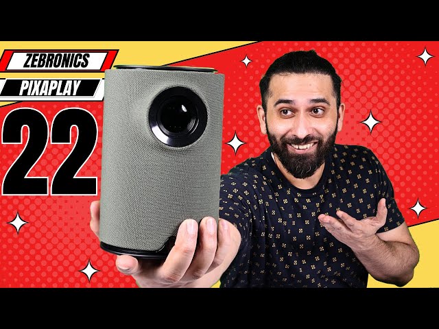 Zebronics Zeb pixaplay 22 | Best BUDGET PROJECTOR for Home | HUGE 406CM & FHD Support | Born creator