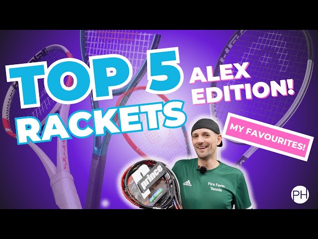 TOP 5 TENNIS RACKETS | Coach Chooses | Best Rackets | Tennis Racket Review | PH Tennis