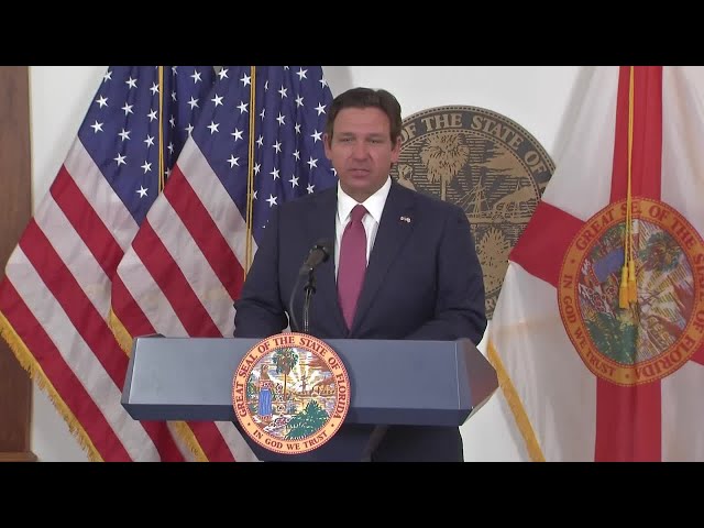 Gov. Ron DeSantis announces new agreement with ICE on illegal immigration