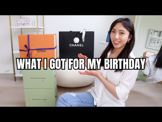 WHAT I GOT FOR MY BIRTHDAY 2024 | Chanel, Louis Vuitton, Van Cleef & Arpels