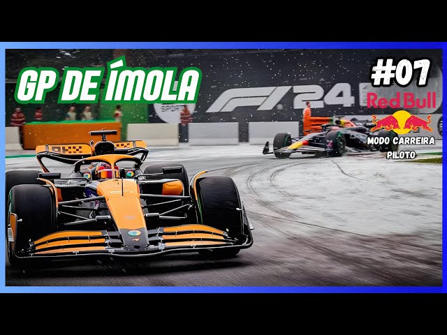 CORRIDA NA CHUVA CHAMA SAFETY CAR! VOCÊ DÚVIDA? - F1 24 MODO CARREIRA PILOTO - GP DE ÍMOLA - EP. 7