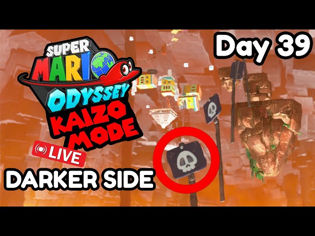 🔴Super Mario Odyssey Kaizo Mode // DARKER SIDE FINALE? - Day 39