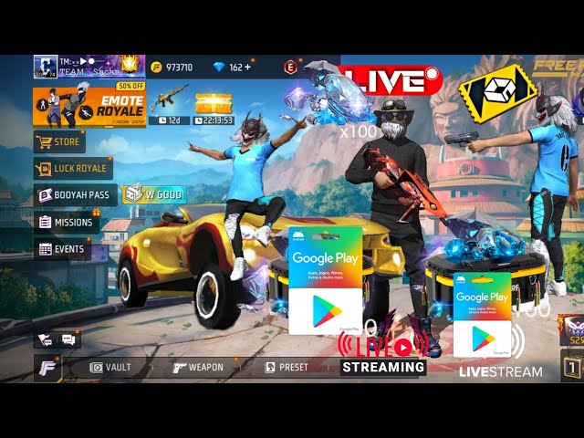 Sagar ng ff is live stream#redeem code giveaway🎁✨#1.5k subscribe target🎯🎯#freefire real redeem code