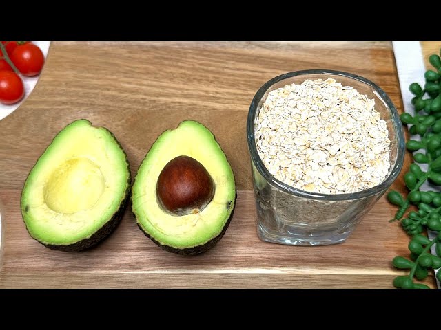 1 cup of oatmeal and 1 avocado! 🥑 A healthy and delicious breakfast in 10 minutes!