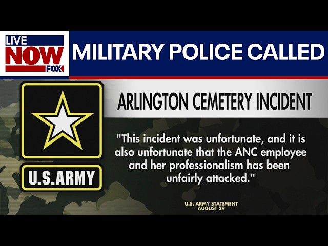 US Army releases statement on Arlington Cemetery incident, Trump campaign responds