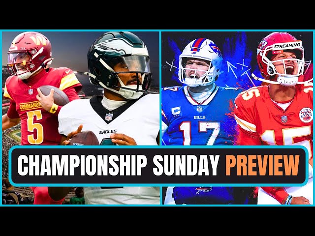 NFL Championship Sunday Preview | PHIN OUTTA WATER  #nfl #nflplayoffs #bills #chiefs #eagles