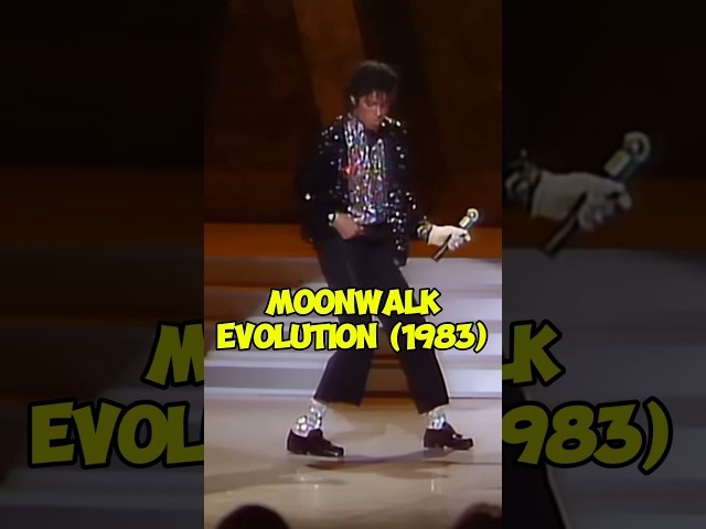 Michael Jackson Moonwalk Evolution (Billie Jean) 1983 #michaeljackson #moonwalk #billiejean