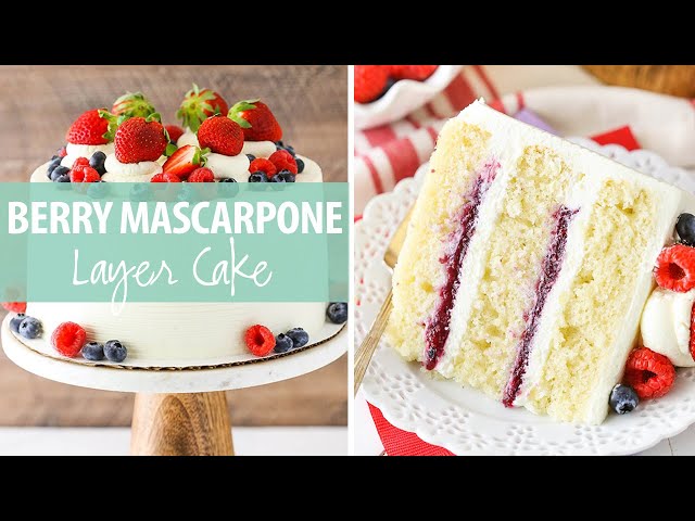 Berry Mascarpone Layer Cake