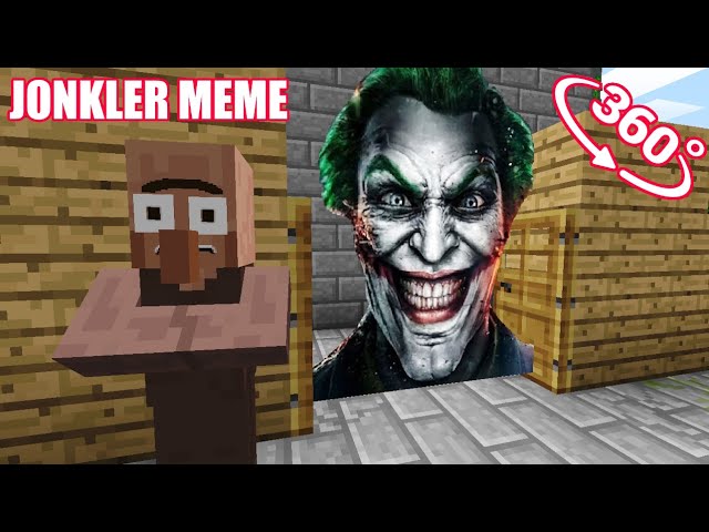 JONKLER (WHY SO SERIOUS) NEXTBOT Chasing Us in Minecraft 360!