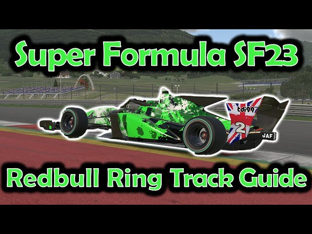 iRacing Track Guide Redbull Ring | Super Formula SF23 | W2 S4 2023