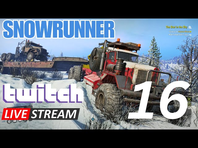 Snowrunner Co-op with viewers STREAM-A-THON 16