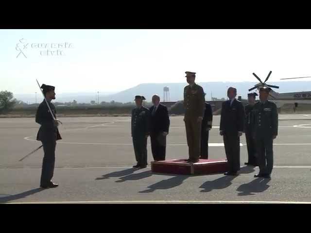 S. M. El Rey Felipe VI visita el Servicio Aéreo de la Guardia Civil