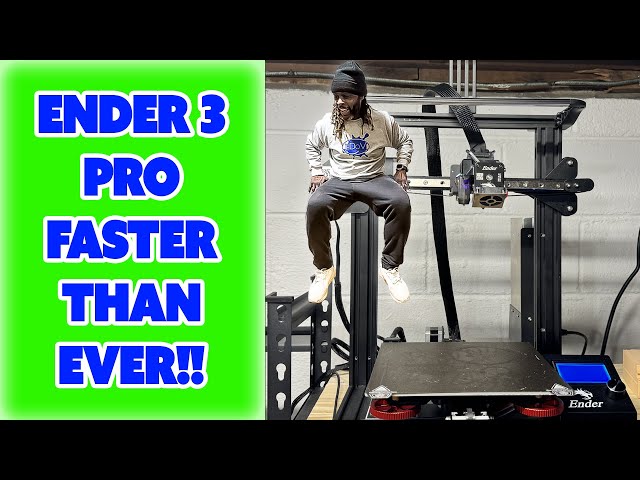 A Faster 3D Printing Creality Ender 3 Pro With Linear Rails!