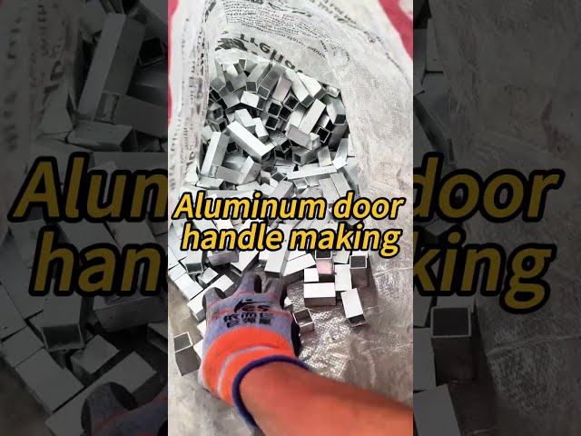 Aluminum door handle making🔗#aluminumwelding