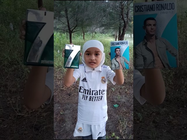 Survival outdoors: perfume gift from RONALDO #outdoors #survival #cristianoronaldo #cr7 #shorts