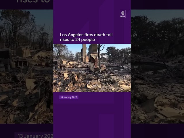 Los Angeles fires death toll reaches 24 people