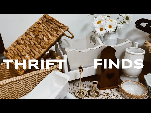 Thrift Store Finds | Making your Home Beautiful on a Budget | Slow Living