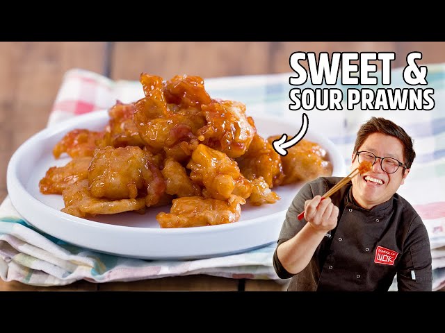 The BEST Crispy Sweet & Sour Shrimp Recipe!