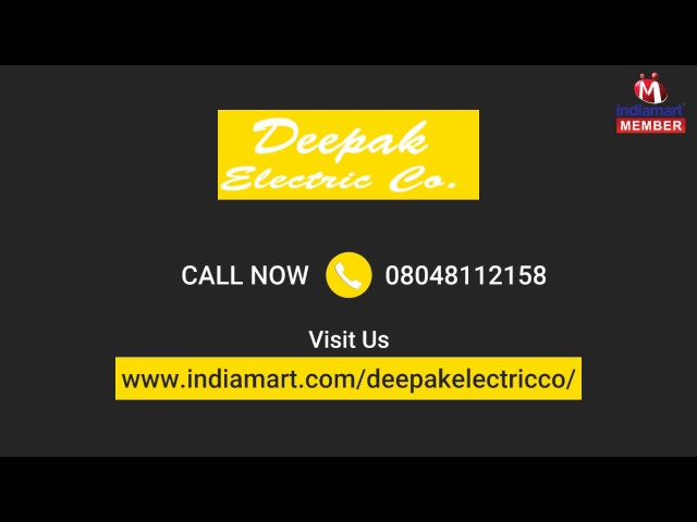 Electric Contactors And Relay by Deepak Electric Co., Delhi