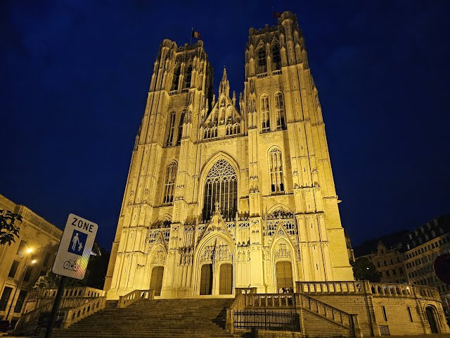 Belgium  Brussels  -St. Michael & St. Gudula Cathedral