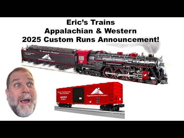 2 New Eric's Trains AWRX Custom Runs. Yes, that's a Vision Line Hudson!