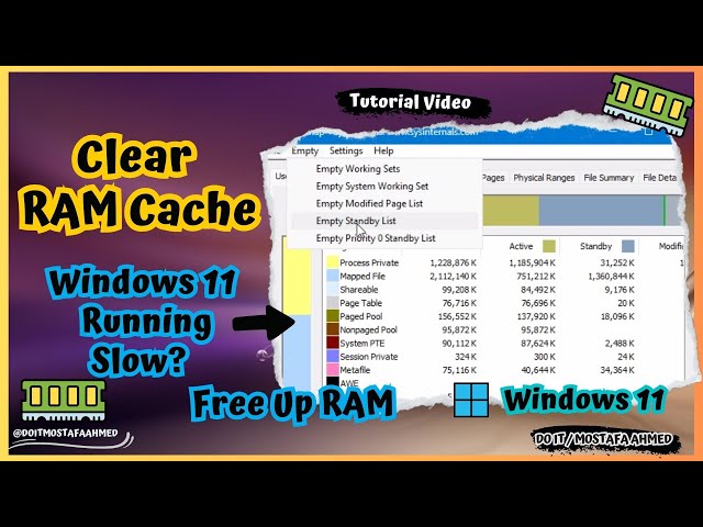 How to Clear RAM Cache in Windows 11