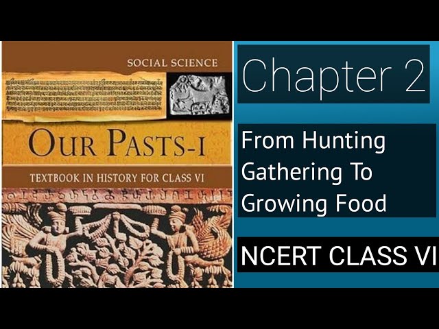 NCERT History Class VI Chapter 2|| From Hunting Gathering To Growing Food|| Our Pasts-I #history