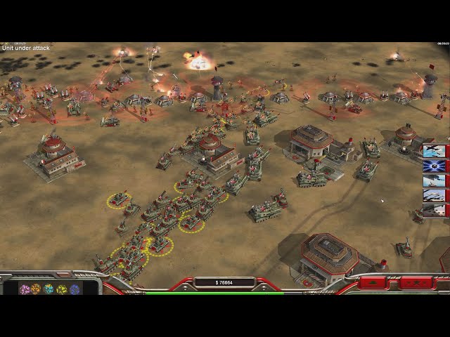 CHINA Tank - Command & Conquer Generals Zero Hour - 1 vs 7 HARD Gameplay