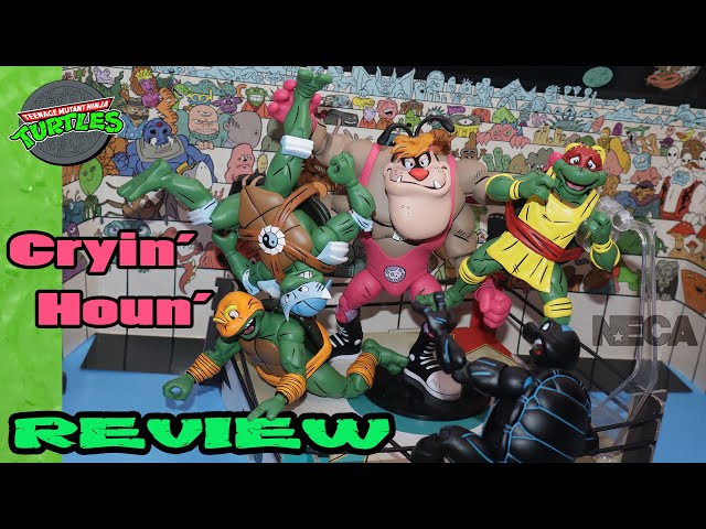 TMNT Adventures Stump Wrestling CRYIN' HOUN' | NECA Archie Comics DELUXE Figure Review