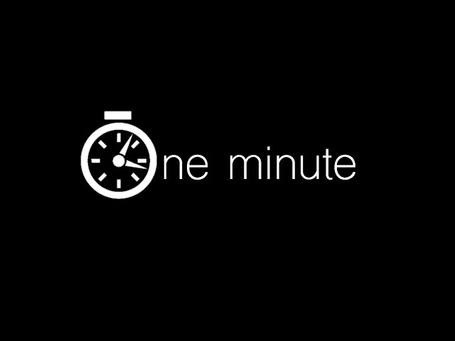 One Minute | Original Short Film