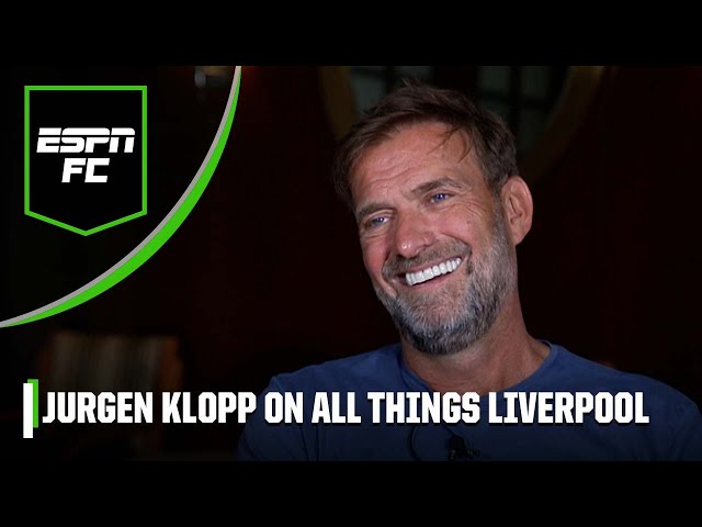 Jurgen Klopp EXCLUSIVE! Watching Liverpool under Slot, Van Dijk’s future, Lijnders & more  | ESPN FC