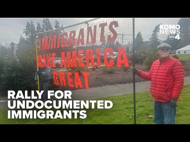 Rally at Olympia Capitol demands help for undocumented immigrants