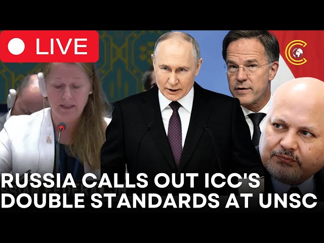 LIVE | Putin’s Russia Slams ICC at UNSC for Shielding NATO War Crimes, Calling it a Farce | CLRCUT