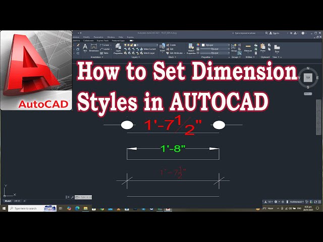 How to Set Dimension Styles in AutoCAD | AutoCAD Dimension Setting | AutoCAD tutorial