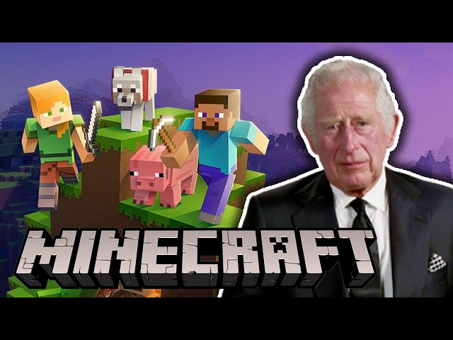 King Charles played Minecraft with his late mother, Queen Elizabeth II (Deepfake AI)