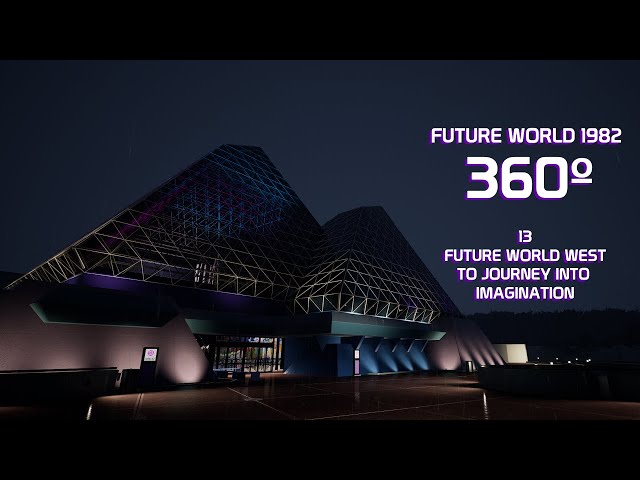 13. Rainy Evening 1982 Future World West to Journey into Imagination (360º 8k)