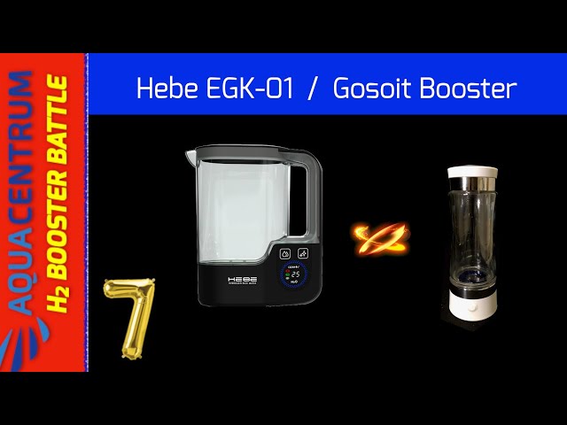 Test 7: Hebe EGK-01 / Gosoit Hydrogen Booster | H2 Content Test with Jeudao H2 Test Drops