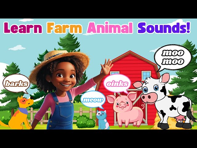 Animal Farm Sounds Fun: Moo, Cluck, Oink 🐔🐶🐑