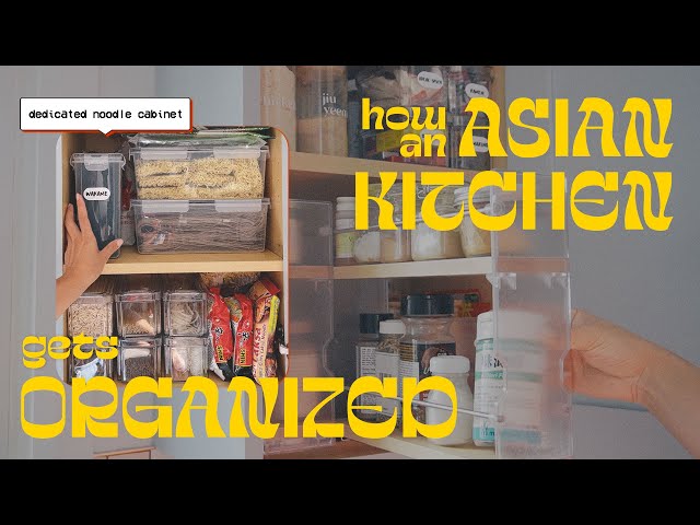 How I Organize my Asian Kitchen