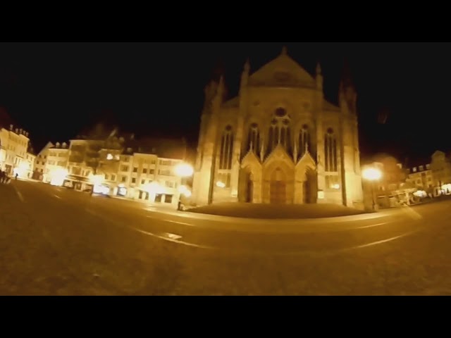 Place de la Réunion, Mulhouse by night