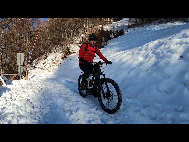 bobo mtb bici neve trip montagna snow pian delle betulle dicembre 2022