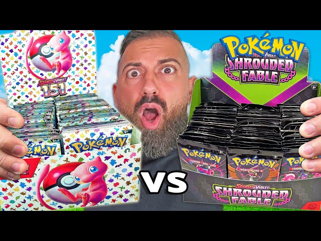 151 Vs Shrouded Fable Pokemon Pack Challenge!