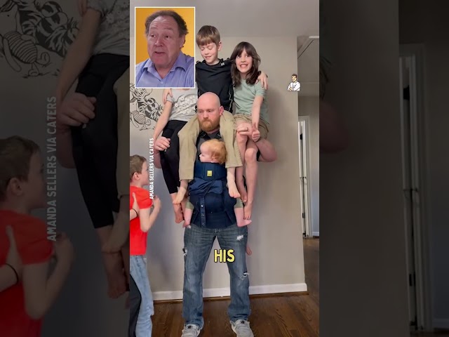 Dad Reacting to Dad Carrying Children