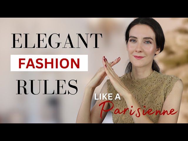 HOLIDAY Do’s & Don’ts of Elegant Fashion |What to wear How to Master the Parisian Chic #fashiontips