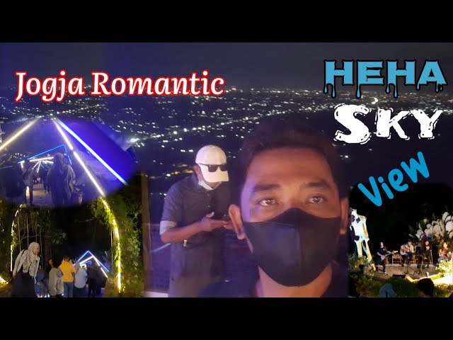 Heha Sky View Jogja at Night || The Beauty Of The City Lights Yogyakarta From a Height