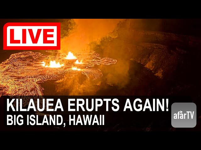 🔴 Live Now:  Kilauea Volcano Eruption Watch,  Hawaii (Multi-Cam)