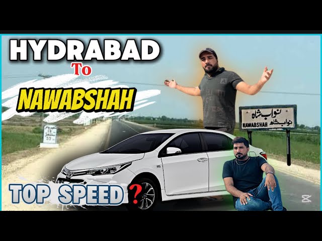 Nawabshah  trip❤️then nawabshah to Karachi | long Trip | top speed kitni mAari.?Tbiat kharab hogai 🤮