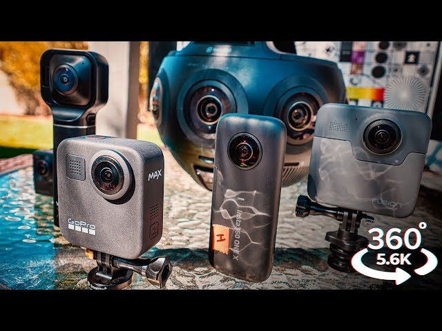 GoPro MAX Comparison w/ GoPro Fusion, Vuze XR, Insta360 ONE X & Titan in 5.6K 360°