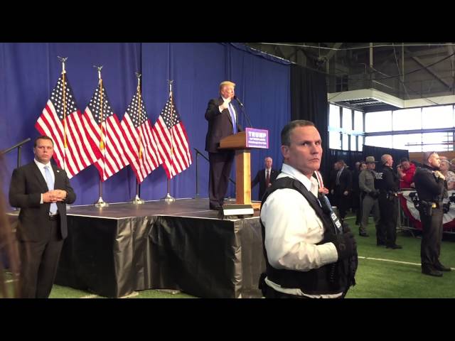 Donald Trump 2016 Presidential Rally, Plattsburgh, NY