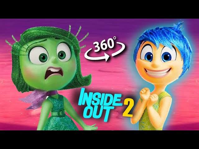 360 VR Inside out 2 emotions | Find the CUTEST character in Inside Out 2 | Finding challenge 360 4K